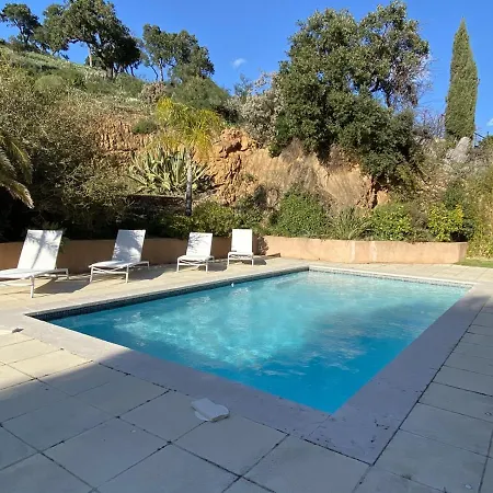 ヴィラ 4 Chambres Piscine Vue Mer Proche Plage De ボルム・レ・ミモザ